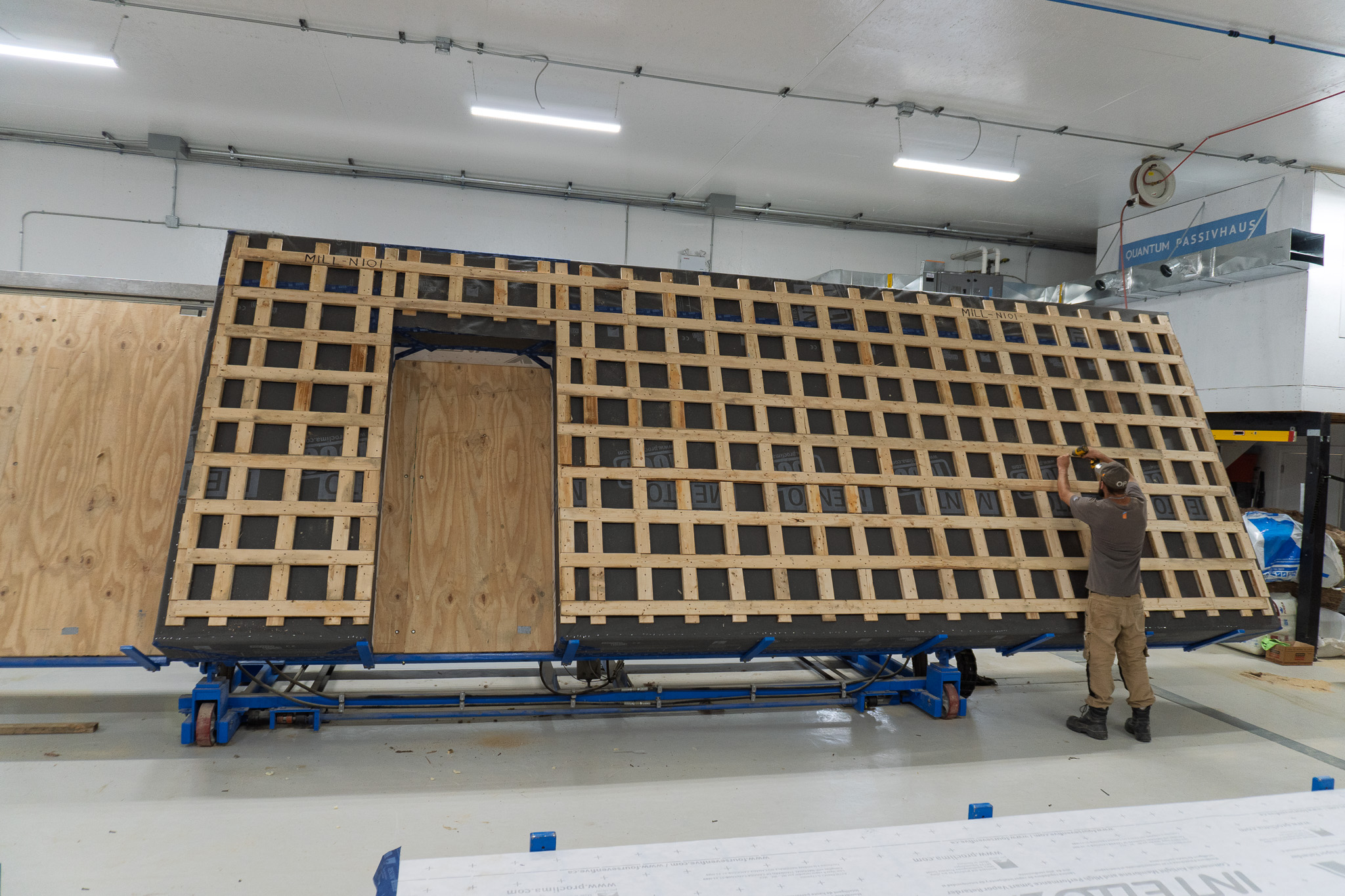 A Quantum panel on site