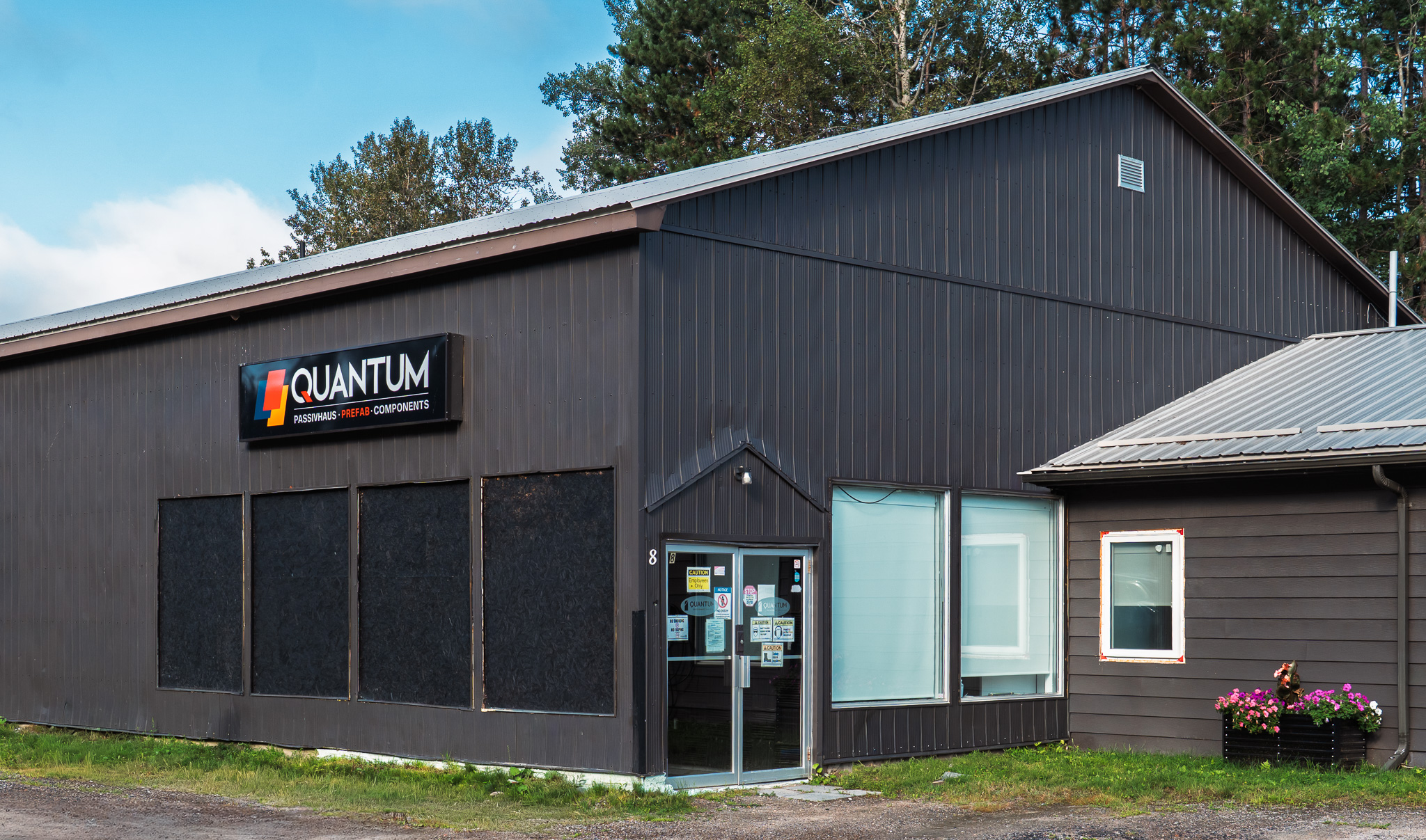 The Quantum Passivhaus manufacturing facility in Minden, Ontario